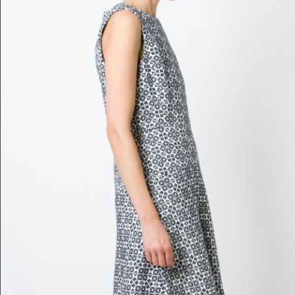 NWT Tory Burch Flared Sleeveless Jacquard Dress - Picture 4 of 8